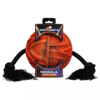 Jouet chien Dog Comets Nebula - Balle interactive 18 cm orange