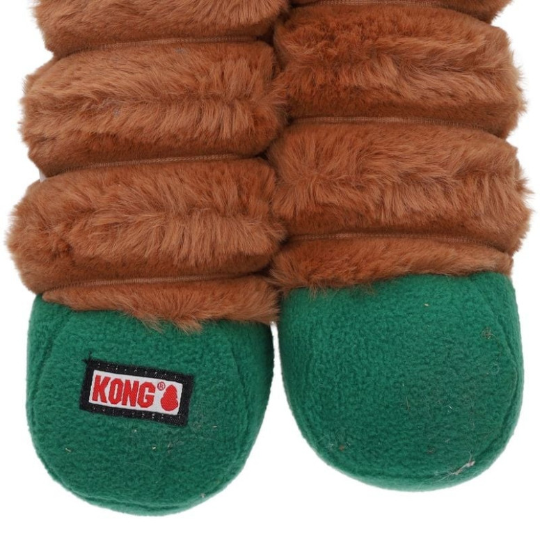 Jouet KONG Renne XL - Peluche crépitante et sifflet pour chien festif