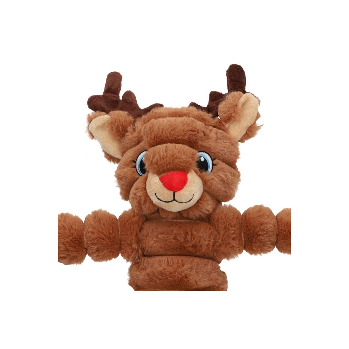 Jouet KONG Renne XL - Peluche crépitante et sifflet pour chien festif