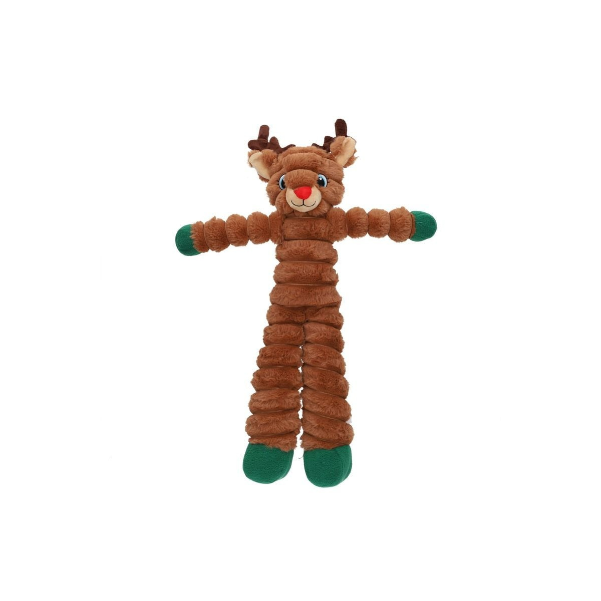 Jouet KONG Renne XL - Peluche crépitante et sifflet pour chien festif