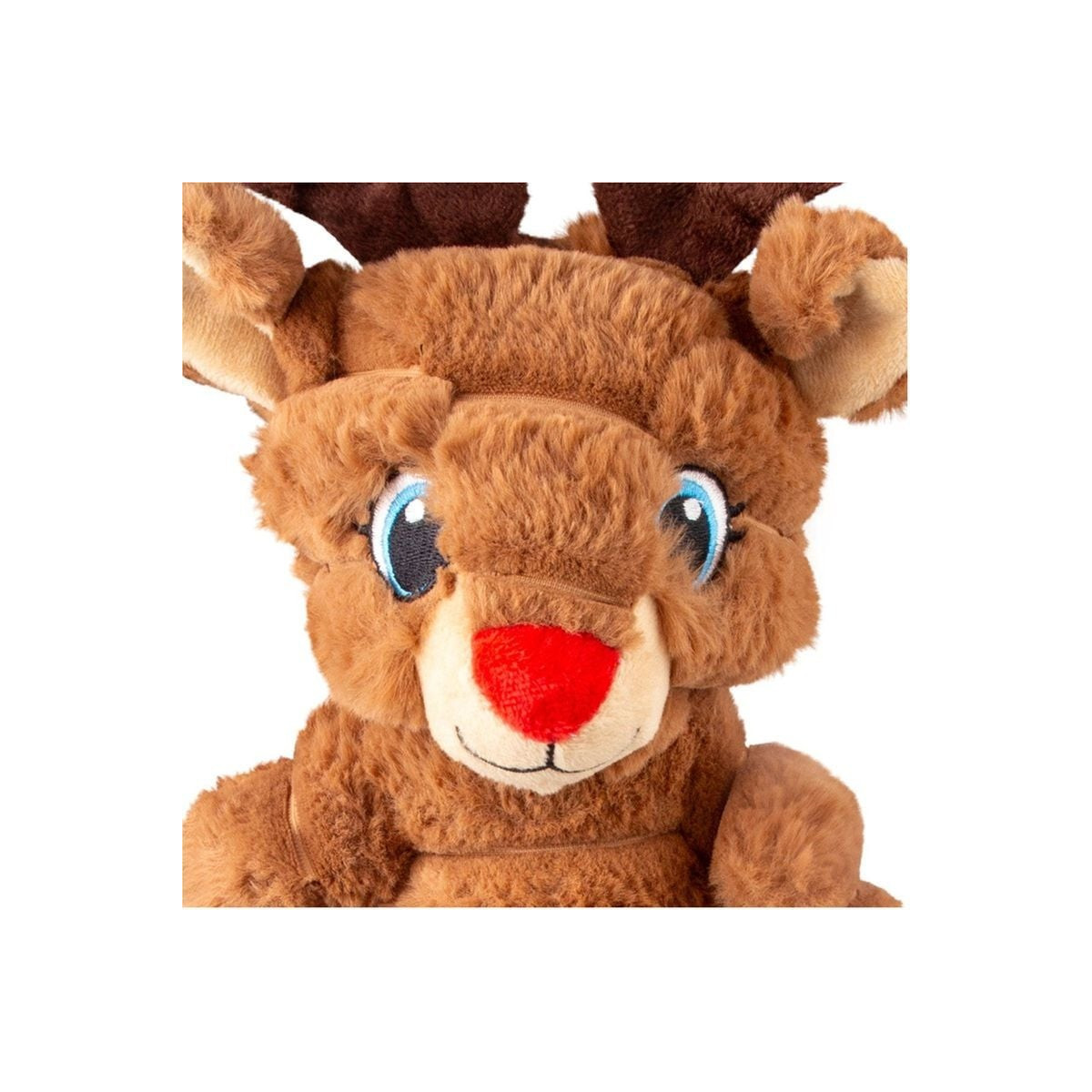 Jouet KONG Renne XL - Peluche crépitante et sifflet pour chien festif