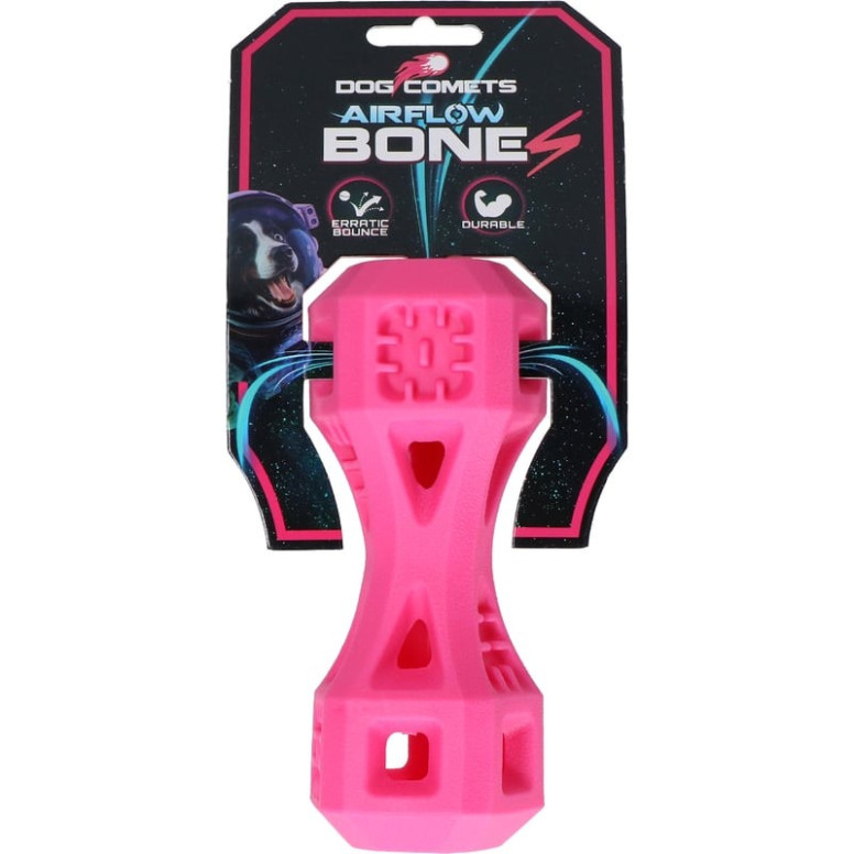 Jouet chien Dog Comets Airflow Rose - Lancer & rapport ultra-léger
