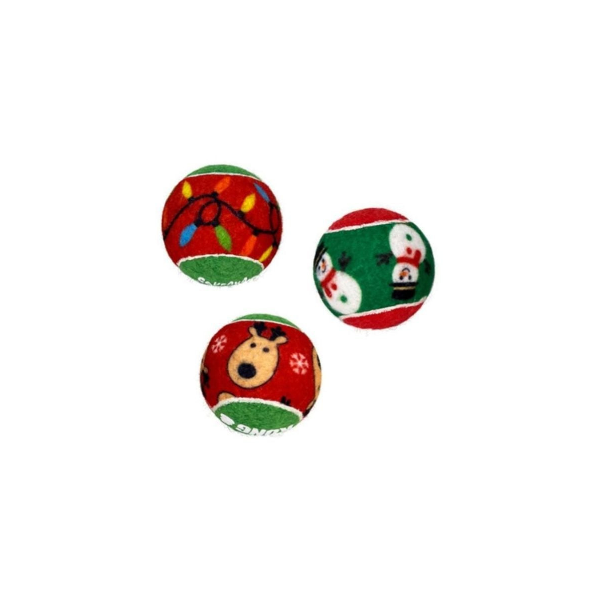 KONG SqueakAir Balles Festives - 6 Jouets à Couinement pour Chien S/M