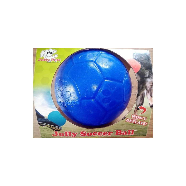Jouet chien Jolly Pets Ball L Bleu 20cm - Résistant et flottant