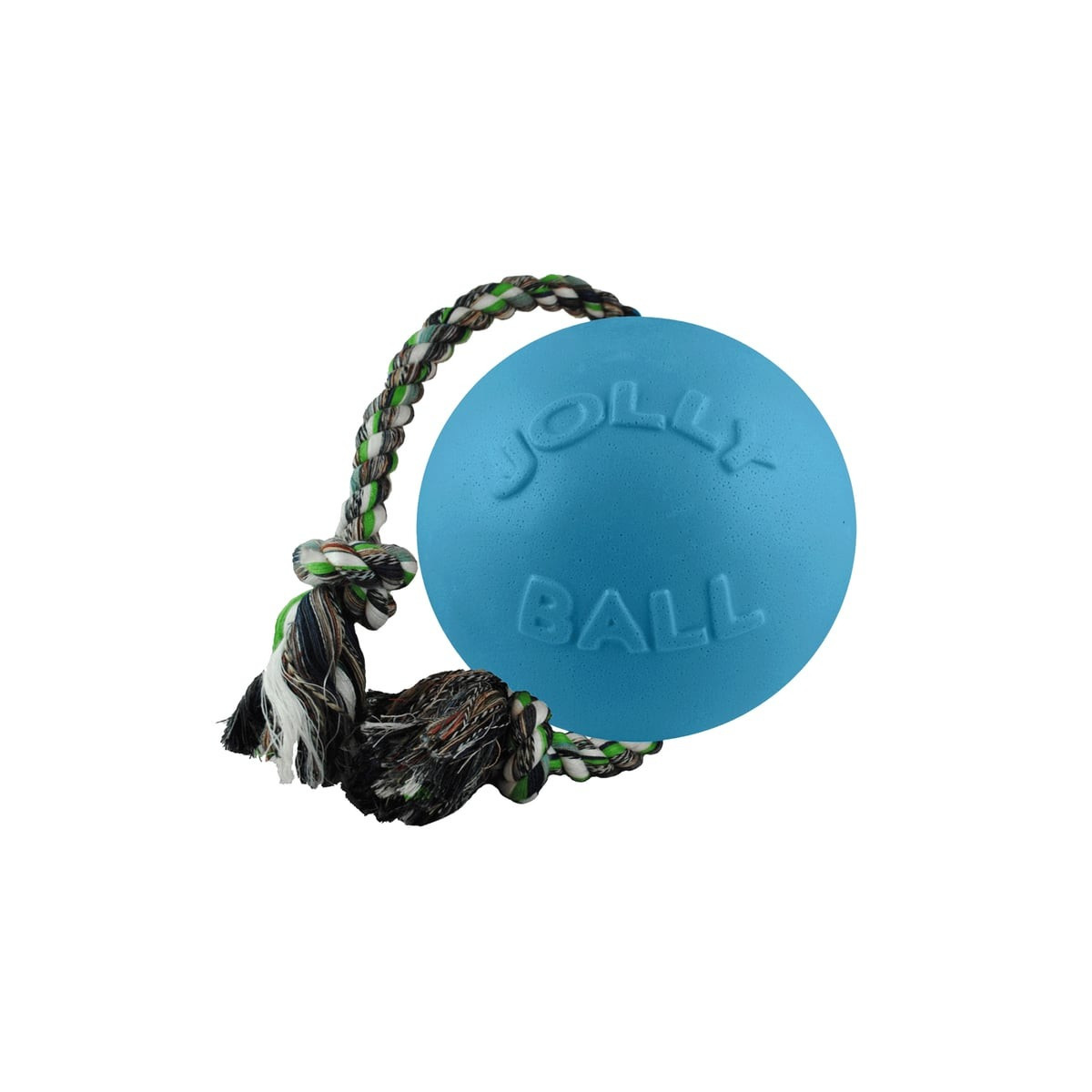 Romp-n-Roll Jolly Pets bleu 10cm - Idéal traction, rapport et natation