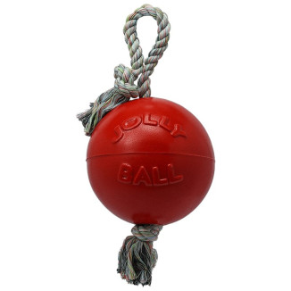 Jouet chien flottant Jolly Pets Romp-n-Roll rouge 10 cm, durable