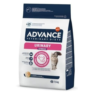 Croquettes Advance Urinary Stress - Santé urinaire chat 7,5 kg