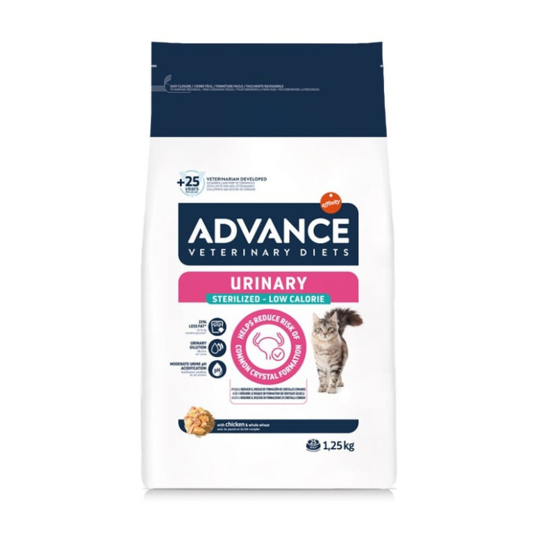 Croquettes Advance Diets Chat Poulet - Urinaire & Maigre 2,5 kg