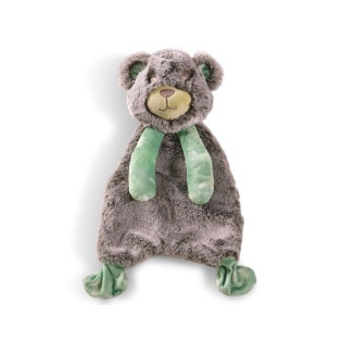 Peluche Vadigran Ours 33cm - Jouet chien crinkle doux & lavable 30°C
