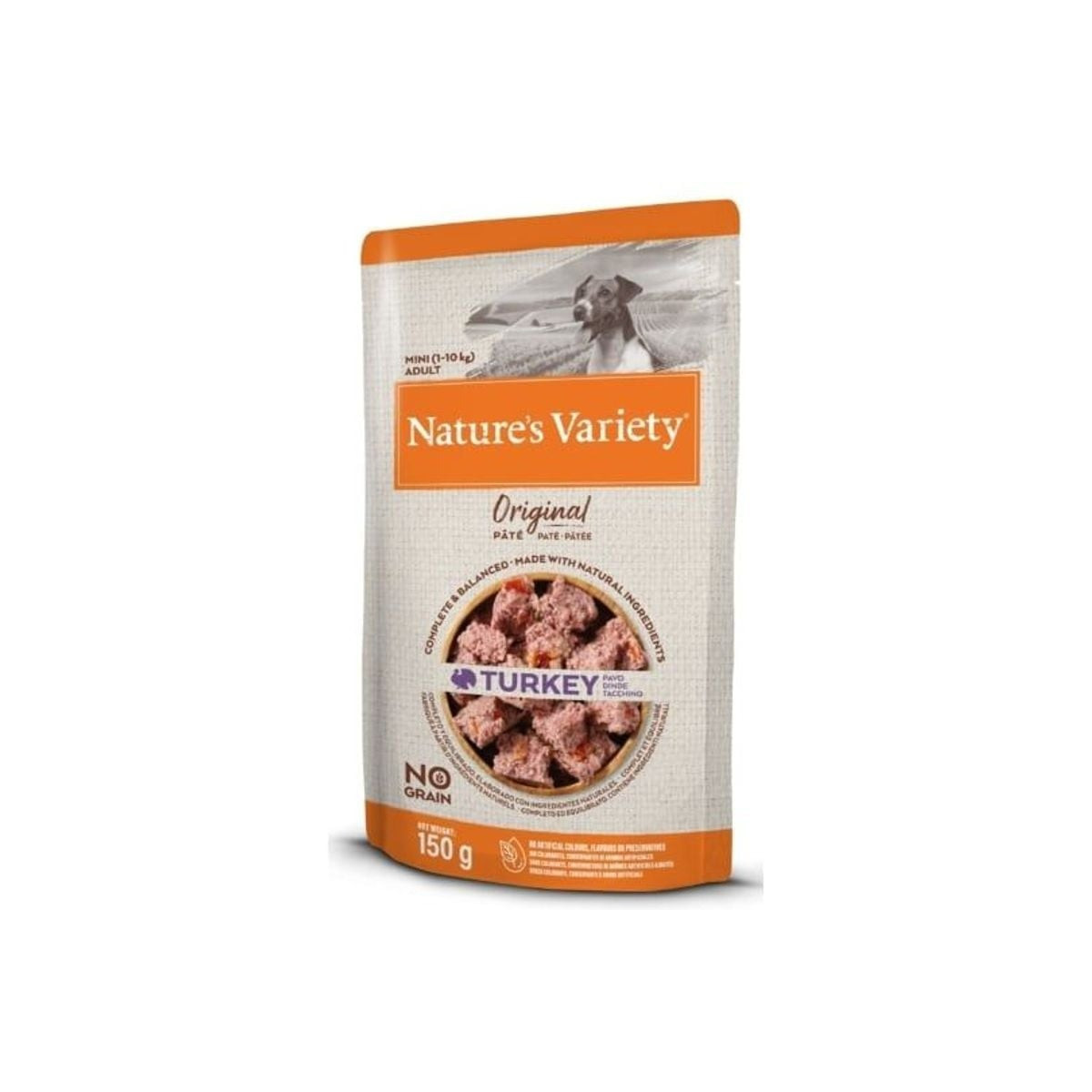 Pâtée dinde chien 1-10kg 150g - Sans gluten, digestion optimale