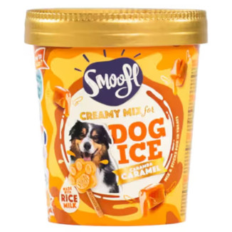 Bâtonnets Caramel Smoofl - Glace Sans Lactose pour Chien