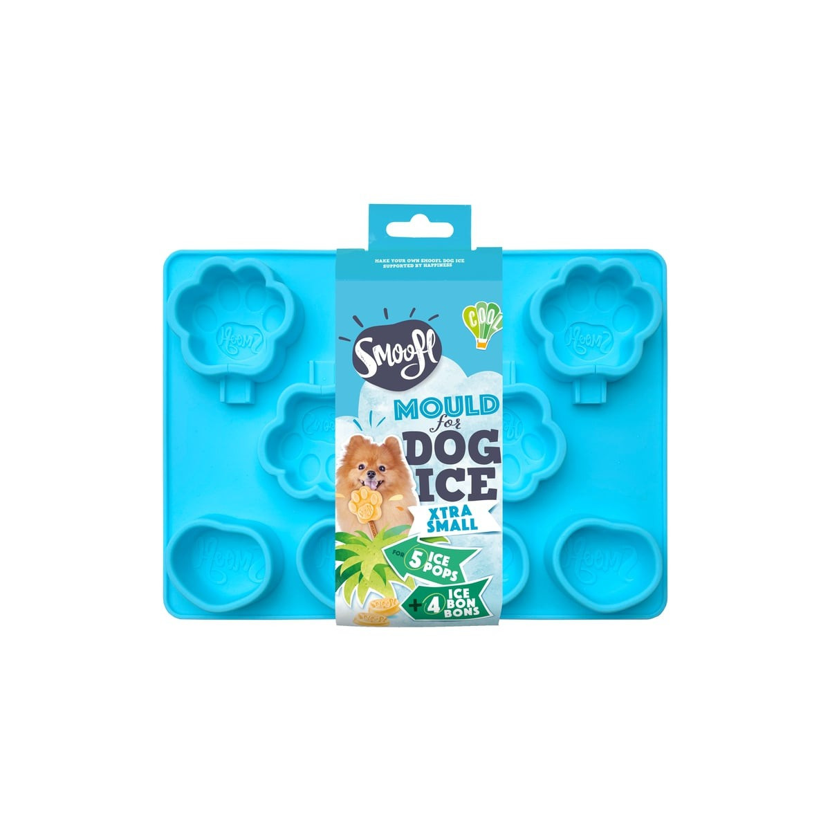 Moule glace chien Smoofl XS - Friandises glacées pour petits chiens