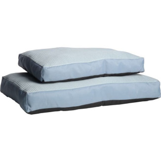 Coussin frais Flamingo Varga bleu : confort été pour chien 100x70 cm