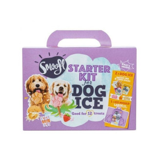 Kit Smoofl Glace Chien Grand - 2 Goûts + Moule Patte