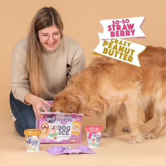 Kit Smoofl Glace Chien Grand - 2 Goûts + Moule Patte