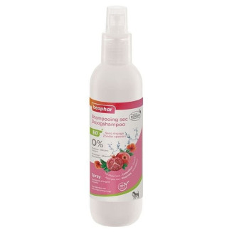 Shampoing sec bio Beaphar 200 ml : Nettoyage doux chien & chat