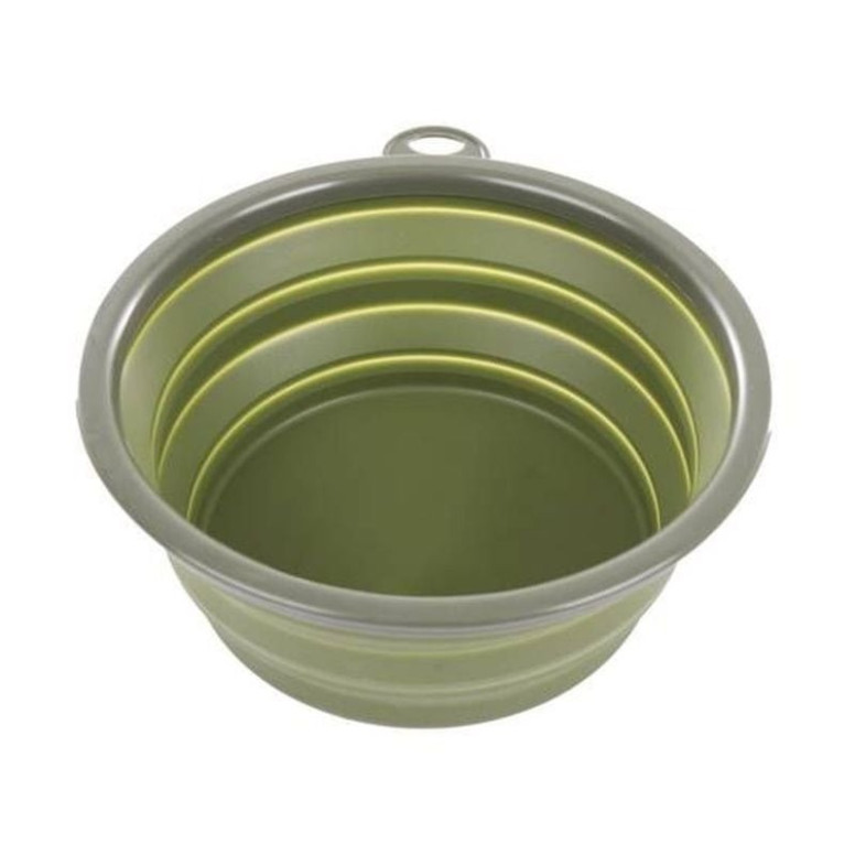Gamelle voyage pliable Martin Selliér 350ml - Silicone kaki sans BPA