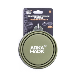 Gamelle voyage pliable Martin Selliér 350ml - Silicone kaki sans BPA