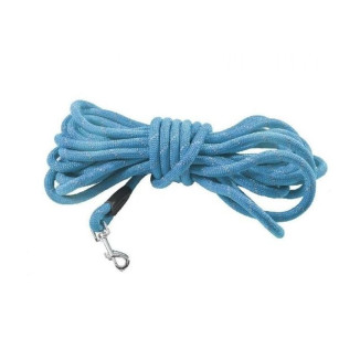 Croci Bobby Walk 5m : longe anti-traction bleu pour chiens qui tirent