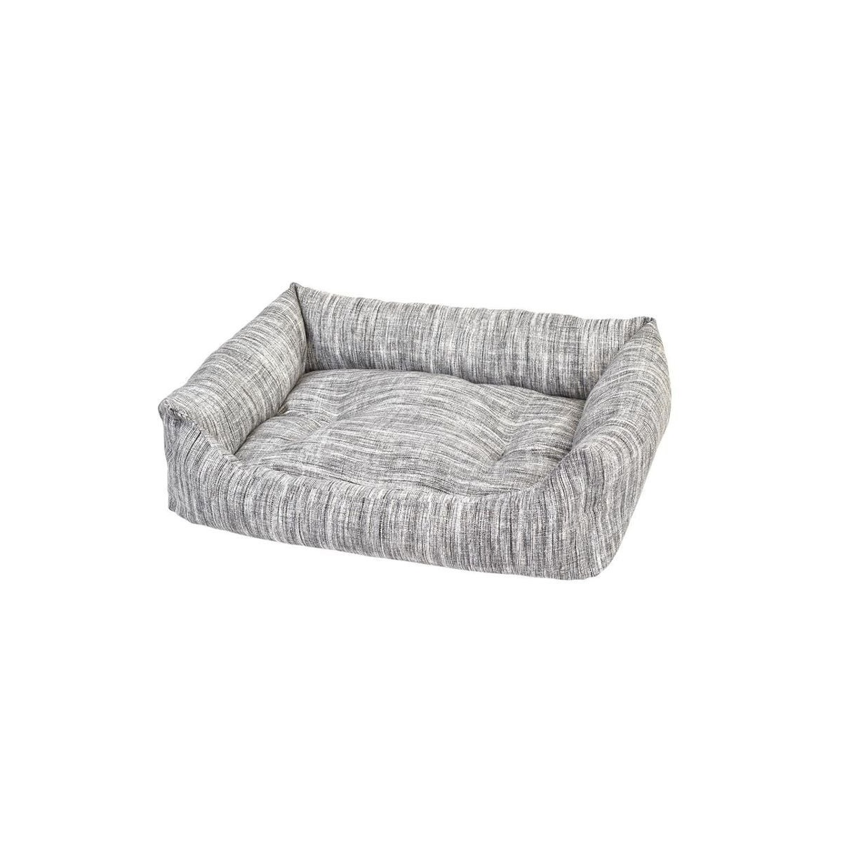Panier Duvoplus Cliff gris 70x60cm : confort ultra-doux pour chien