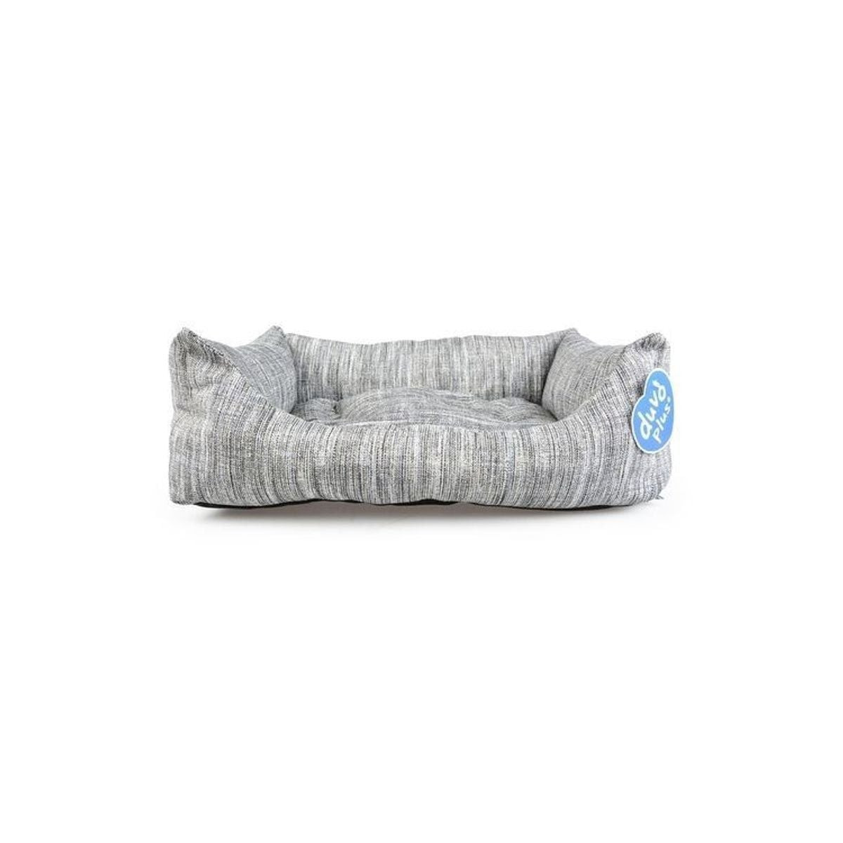 Panier Duvoplus Cliff gris 70x60cm : confort ultra-doux pour chien