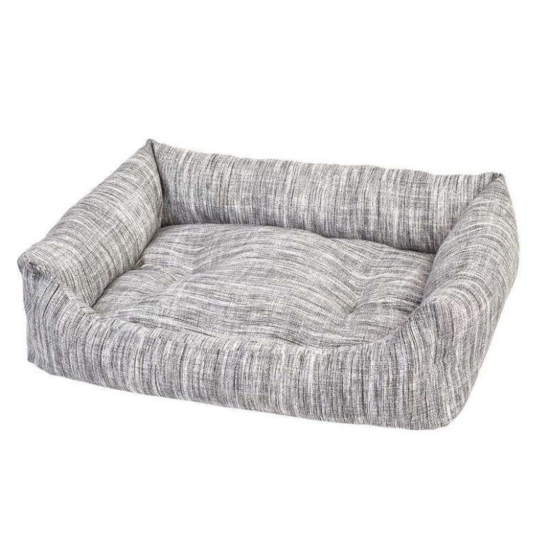 Panier chien Duvoplus Cliff gris - Confort extra pour grands chiens