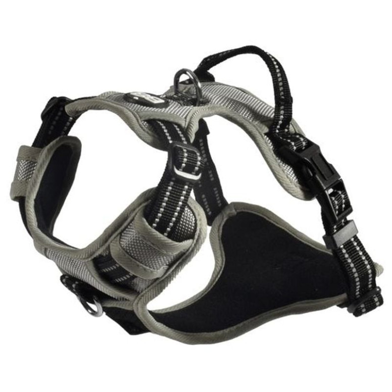 Harnais Croci Rando Walk anti-traction chien gris - Taille L (46-70cm)