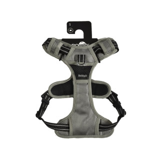 Harnais CROCI Rando Walk XL gris : anti-traction pour chien 53-82cm