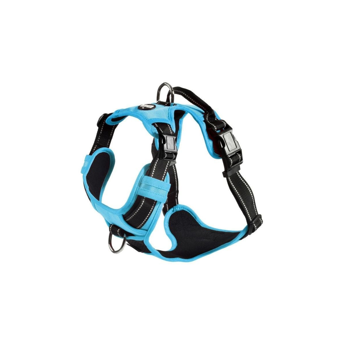 Croci Bobby Rando Walk : Harnais anti-tir bleu S pour chien 32-48cm