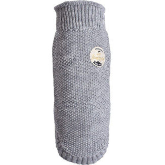 Pull roulotte gris CROCI chien - Confort et style pour l'automne/hiver