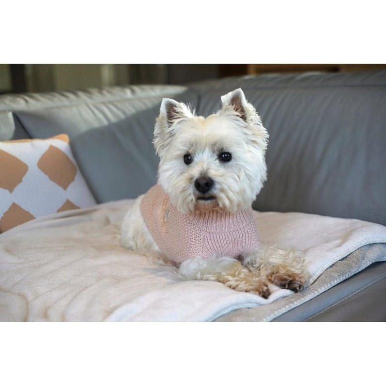 Pull roulotte rose Croci Bobby - 45L pour chien élégant et imperméable