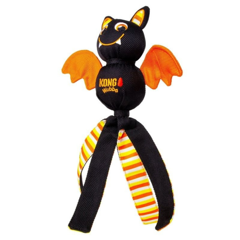 Jouet KONG Wubba Bat Halloween L - Interactif & Résistant pour Chiens