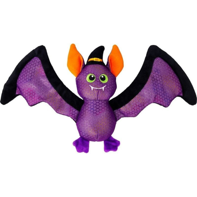 KONG Halloween Chauve-Souris - Jouet craquant, siffleur, taille Medium