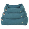 Corbeille lounge Zolux Toscane bleu - Confort chien & chat (80cm)
