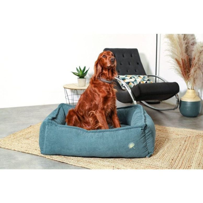 Corbeille lounge Zolux Toscane bleu - Confort chien & chat (80cm)