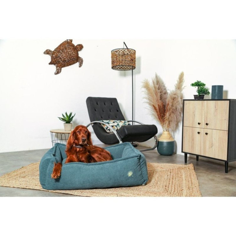 Corbeille lounge Zolux Toscane bleu - Confort chien & chat (80cm)