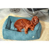 Corbeille lounge Zolux Toscane bleu - Confort chien & chat (80cm)