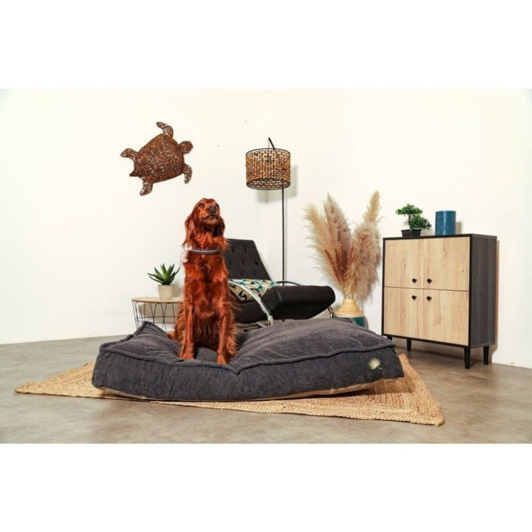 Coussin Zolux Toscane gris déhoussable 110cm - Confort chien & chat