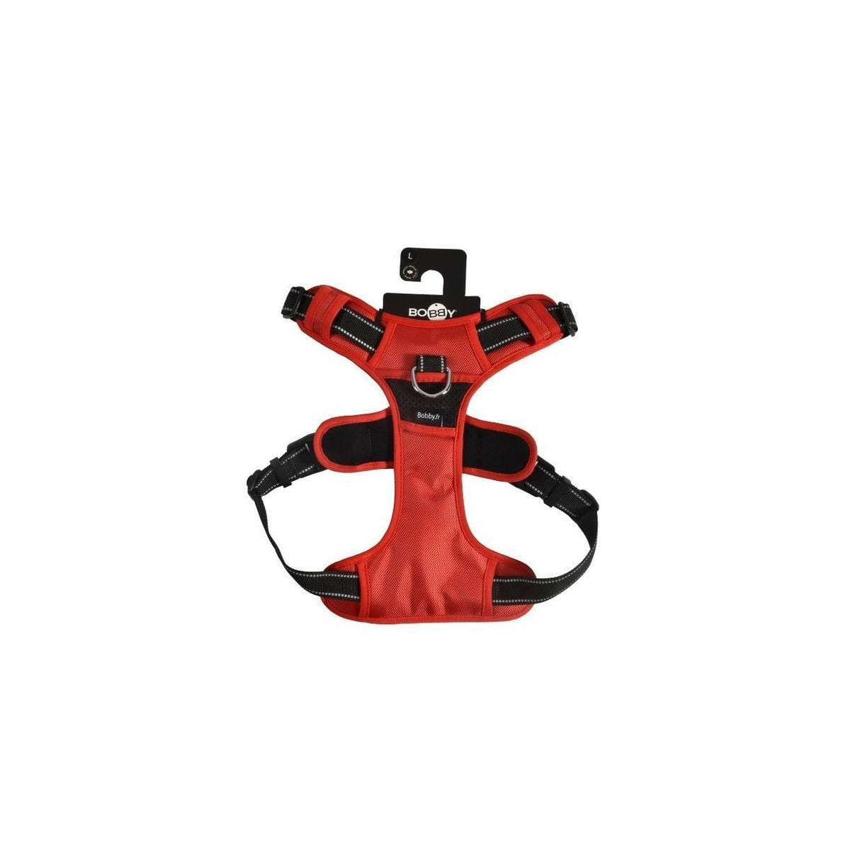 Harnais Croci Rando Walk S rouge : Anti-traction pour chien (32-48cm)
