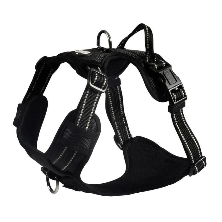 Harnais Croci Rando Walk Noir - Rando Confortable pour Chien (S)