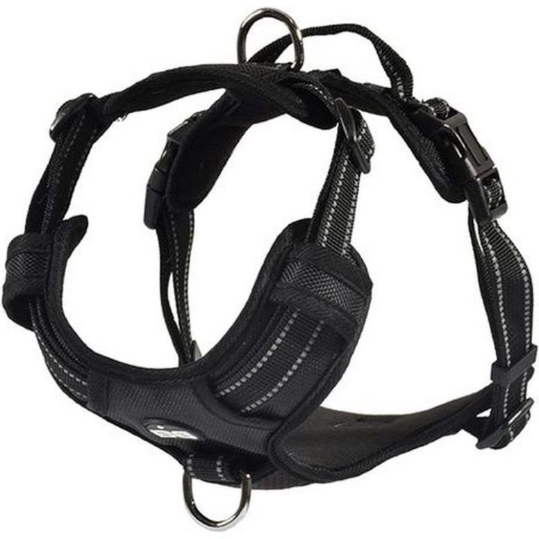 Harnais Croci Rando Walk Noir - Rando Confortable pour Chien (S)