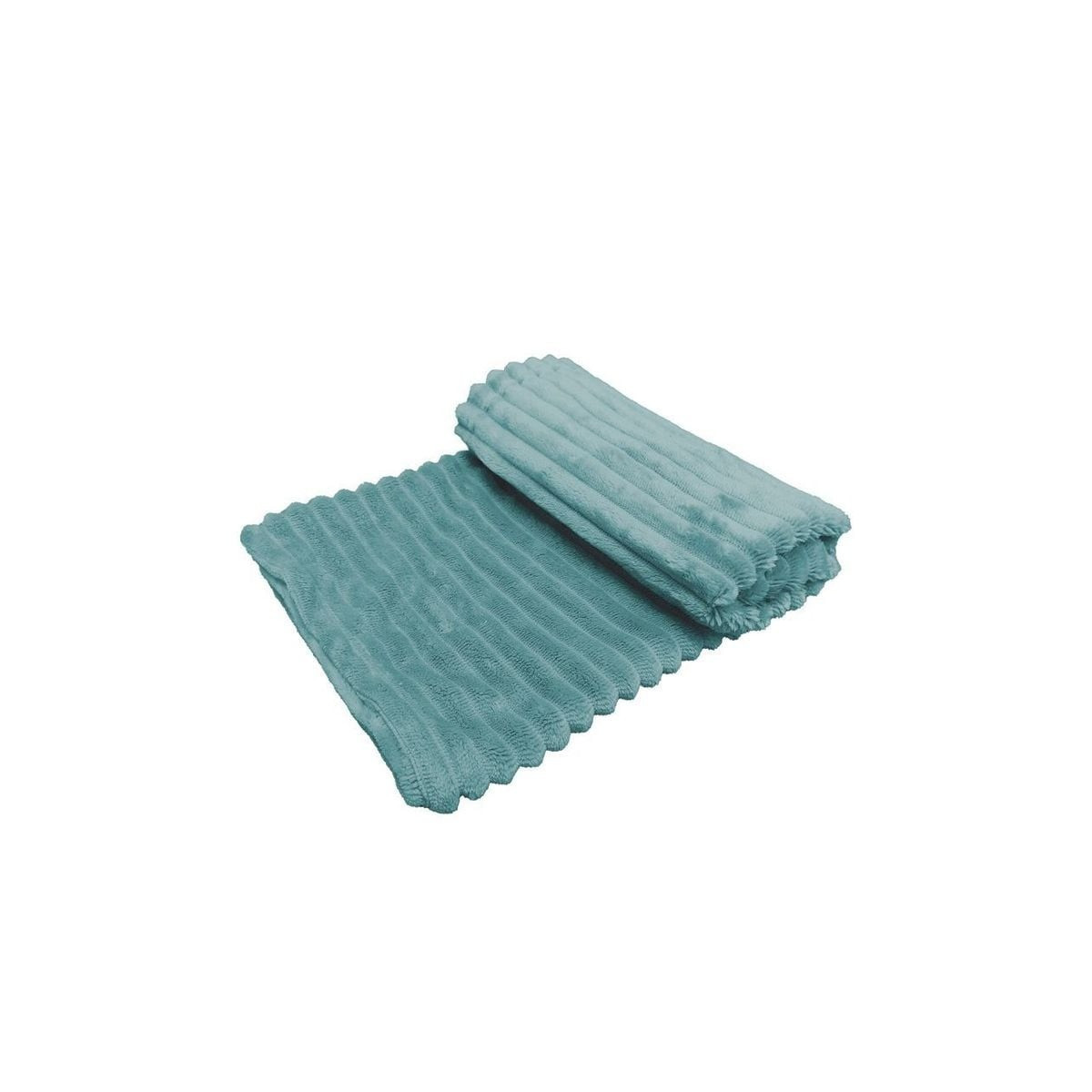 Plaid Croci Hyg : Isolation thermique, turquoise 70x50cm chien et chat