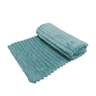 Plaid Croci Hyg Turquoise - Doux & Chaud pour Chien & Chat (100x70cm)