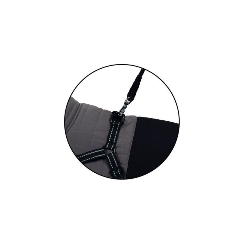 Manteau Croci Tour Noir 34S : Chaleur & sécurité pour chien