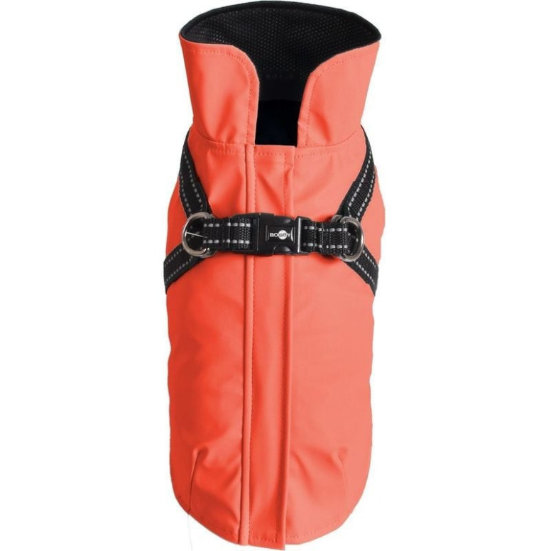 Manteau Croci Tom corail respirant : harnais intégré 52XL pour chien