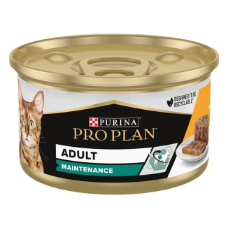 Proplan pâtée chat adulte poulet terrine 85g - Nutrition optimale