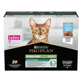 Pâtée Proplan chat stérilisé cabillaud - Santé urinaire