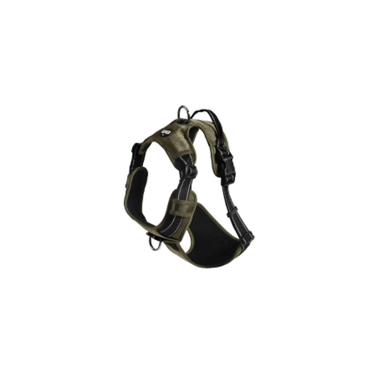 Harnais Croci Rando Walk kaki : anti-traction pour chiens