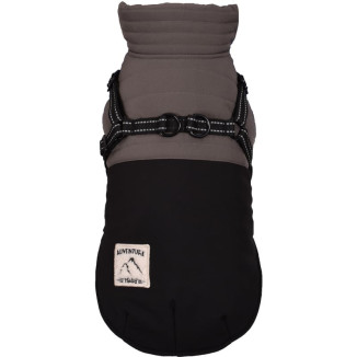 Manteau Croci Tour 52XL Noir - Chaud & Sécurisé pour Grand Chien Hiver