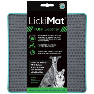 Gamelle Lickimat : ralentit repas, anti-stress turquoise
